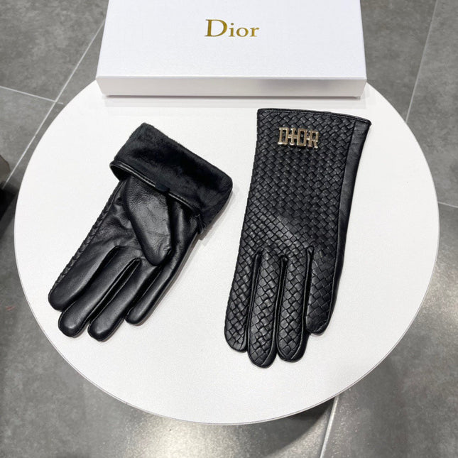 TOUCHSCREEN GLOVES IN BLACK LAMBSKIN 119030
