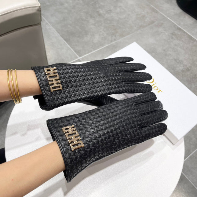 TOUCHSCREEN GLOVES IN BLACK LAMBSKIN 119030