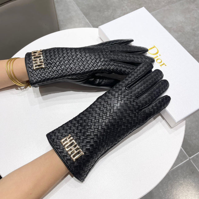 TOUCHSCREEN GLOVES IN BLACK LAMBSKIN 119030