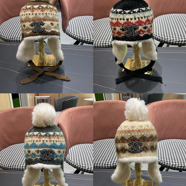 PLUSH WINTER HAT COLORFUL 431203