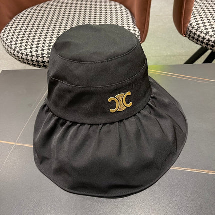 CELINE 25S BUCKET HAT 734583 IN BLACK