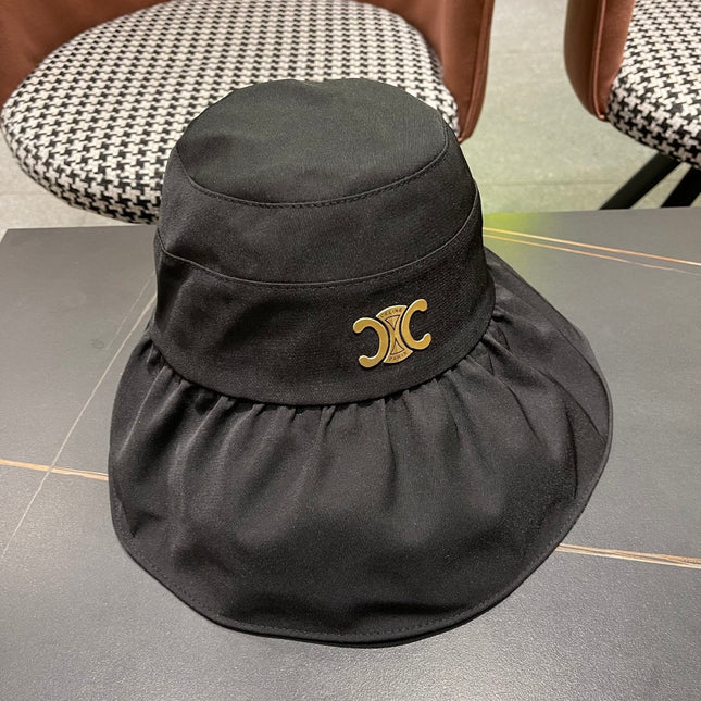 CELINE 25S BUCKET HAT 734583 IN BLACK