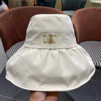 CELINE 25S BUCKET HAT 734983 IN WHITE