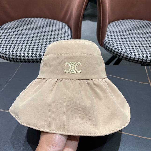 CELINE 25S BUCKET HAT 734982 IN BEIGE