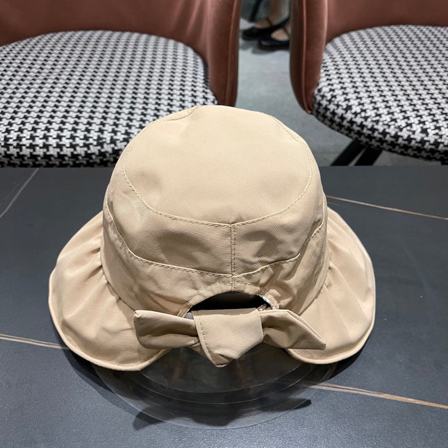 CELINE 25S BUCKET HAT 734982 IN BEIGE