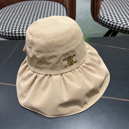 CELINE 25S BUCKET HAT 734982 IN BEIGE