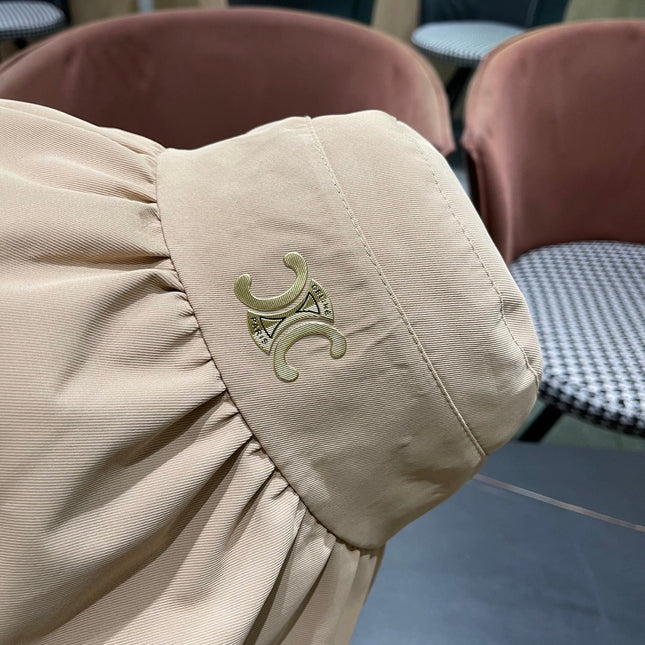 CELINE 25S BUCKET HAT 734982 IN BEIGE