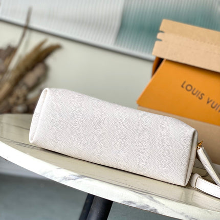 BUNDLE 28 IN WHITE ORANGE MONOGRAM EMPREINTE LEATHER GOLD HARDWARE