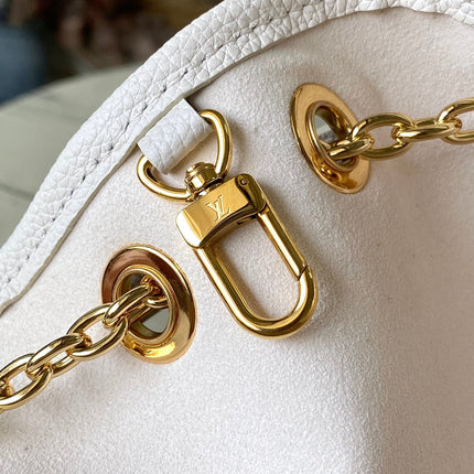 BUNDLE 28 IN WHITE ORANGE MONOGRAM EMPREINTE LEATHER GOLD HARDWARE