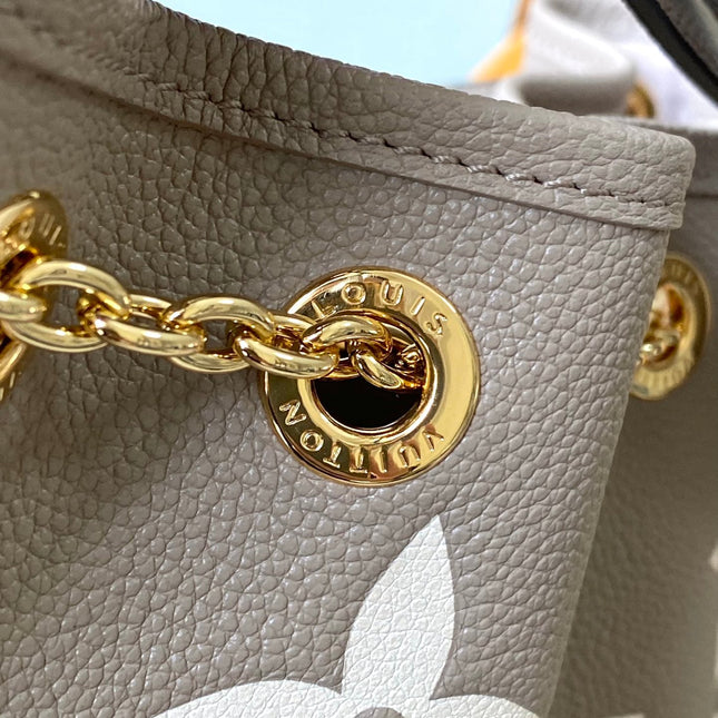BUNDLE 28 IN TOURTERELLE WHITE MONOGRAM EMPREINTE LEATHER GOLD HARDWARE