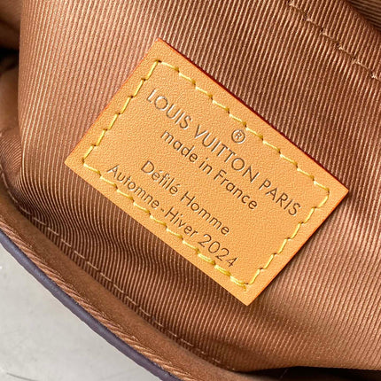 SOUL TRUNK 19 IN BROWN MONOGRAM DUST CANVAS GOLD HARDWARE
