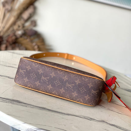 POCHETTE ACCESSOIRE XL 28 IN BROWN MONOGRAM DUST CANVAS