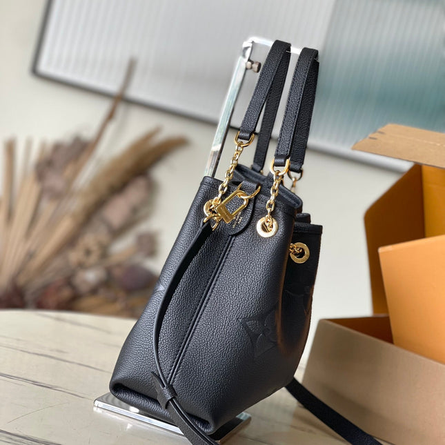 BUNDLE 28 IN BLACK MONOGRAM EMPREINTE LEATHER GOLD HARDWARE