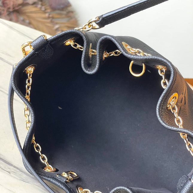 BUNDLE 28 IN BLACK MONOGRAM EMPREINTE LEATHER GOLD HARDWARE