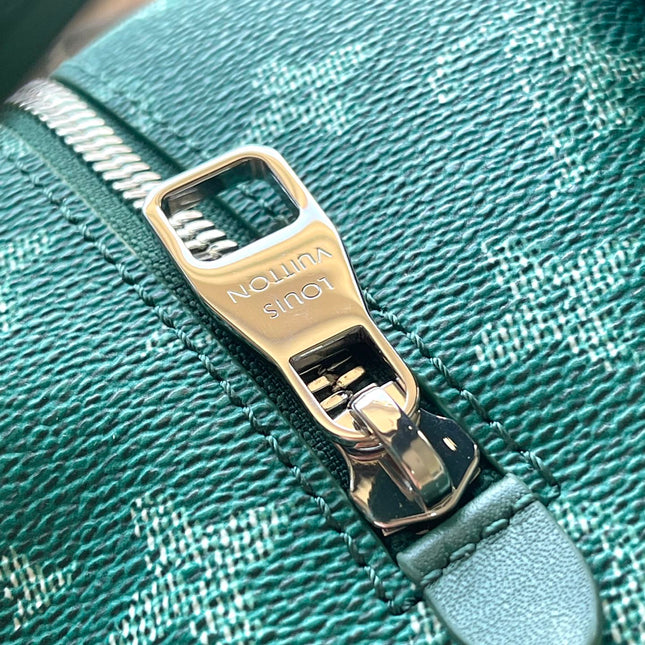 LOCKER DOPP KIT 28 IN GREEN MONOGRAM HERITAGE CANVAS