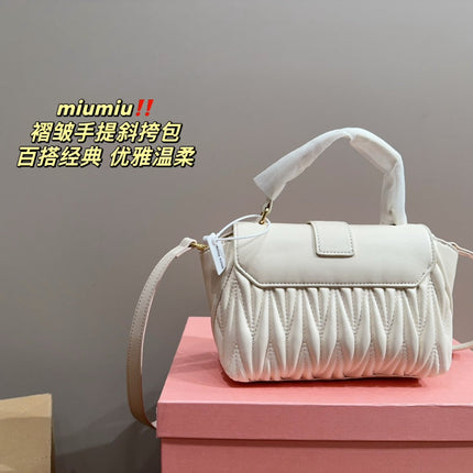 HANDBAG 20 IN WHITE CALFSKIN
