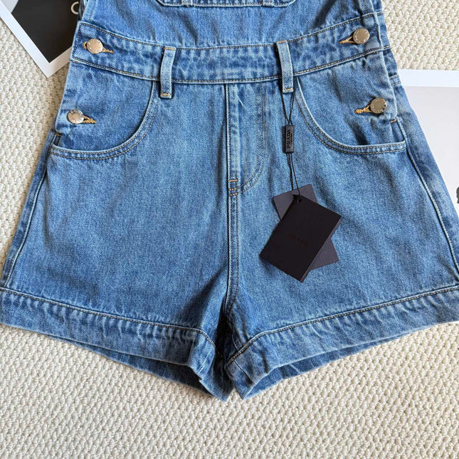 PRADA DENIM SHORT OVERALLS STYLE 188