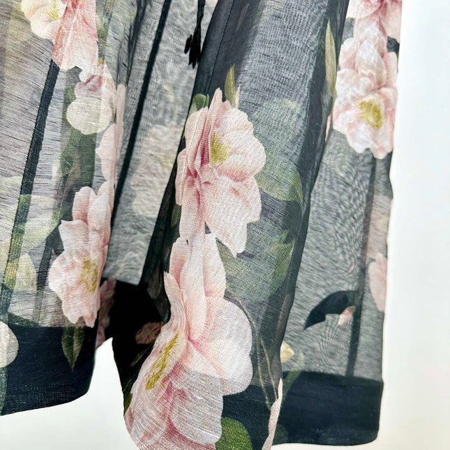 PRINTED LONG DRESS NATURA 25S IN SILK 266338