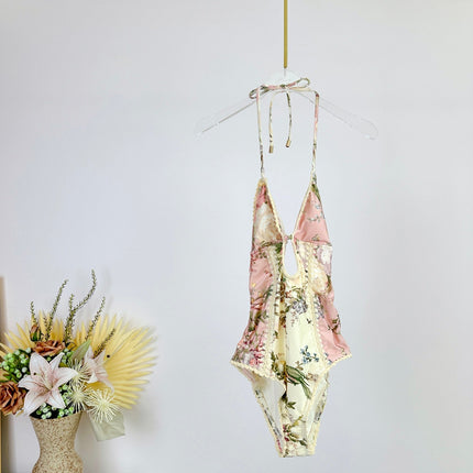 ZIMMERMANN BIKINI WITH PLUNGING NECKLINE 270509