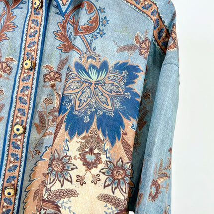 SHIRT ASCENSION OVERSIZED 25S IN SPUN SILK 266328