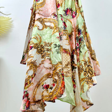 CAMILLA RUFFLED BACKLESS DRESS 270296