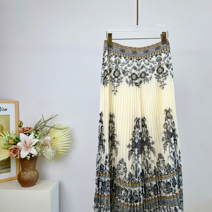 ZIMMERMANN PLEATED FLARED PANTS 270190