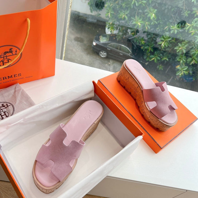 EZE 65 SANDAL PASTEL PINK SUEDE