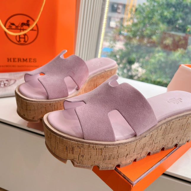 EZE 65 SANDAL PASTEL PINK SUEDE