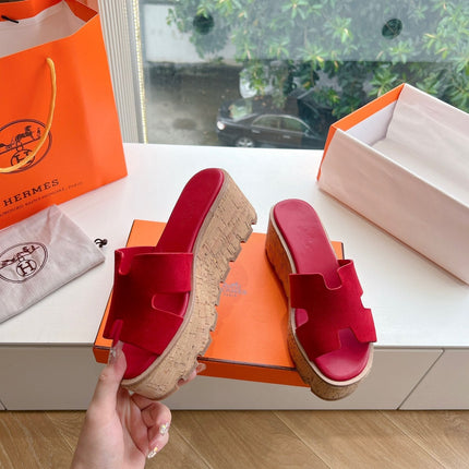 EZE 65 SANDAL CHERRY SUEDE