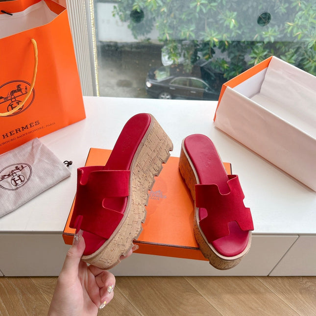 EZE 65 SANDAL CHERRY SUEDE