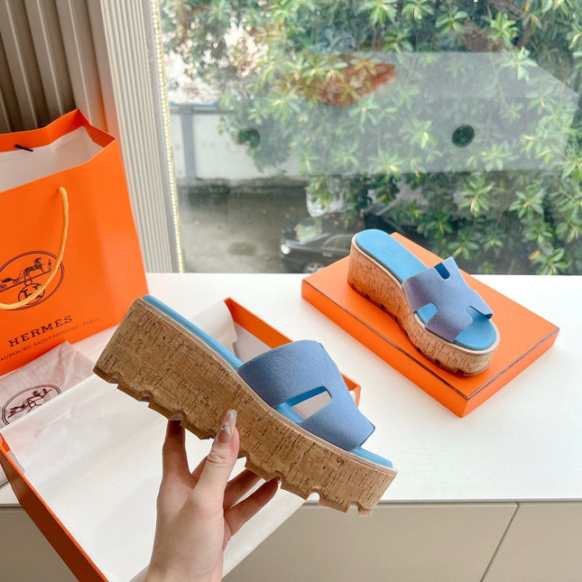 EZE 65 SANDAL SKY BLUE SUEDE