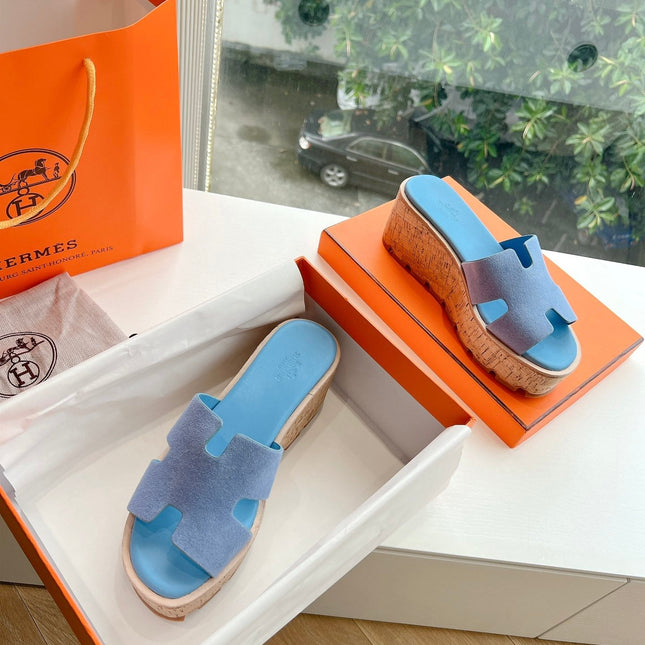 EZE 65 SANDAL SKY BLUE SUEDE