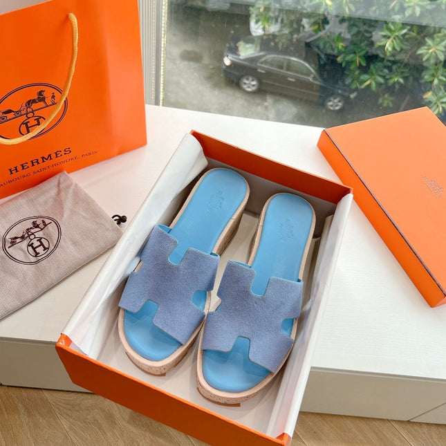 EZE 65 SANDAL SKY BLUE SUEDE