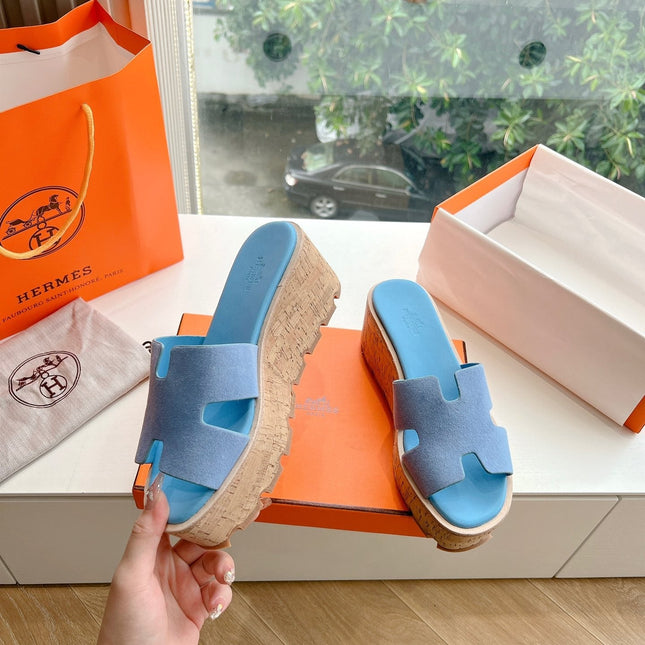 EZE 65 SANDAL SKY BLUE SUEDE