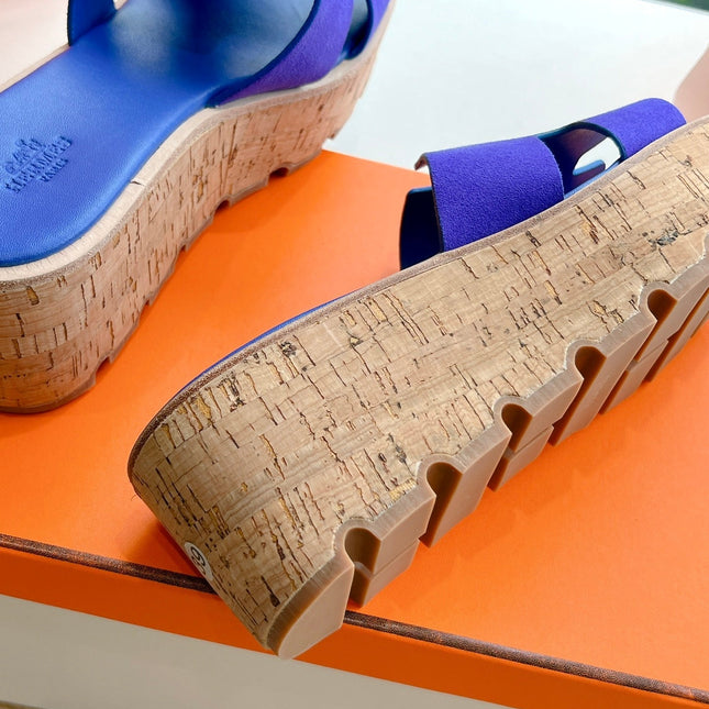 EZE 65 SANDAL NAVY SUEDE