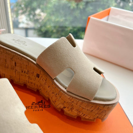EZE 65 SANDAL CREAM SUEDE