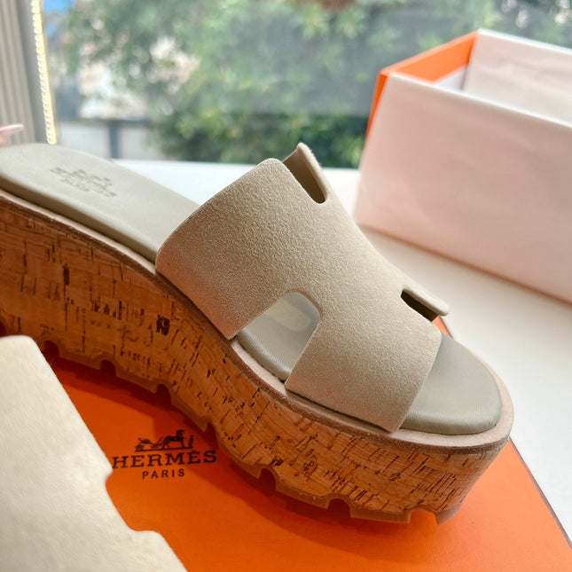 EZE 65 SANDAL CREAM SUEDE