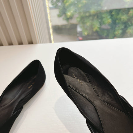 SL GEMMA BALLET FLAT BLACK SUEDE