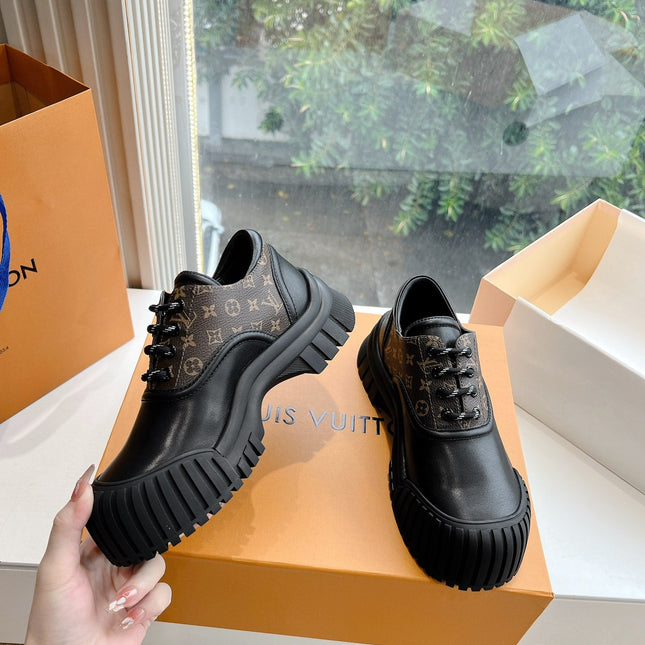 LV ARCHLIGHT SKATE SNEAKER IN BLACK MIX CHOCOLATE BROWN MONOGRAM CALFSKIN