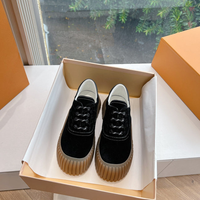 LV ARCHLIGHT SKATE SNEAKER IN BLACK EMBOSSED SUEDE