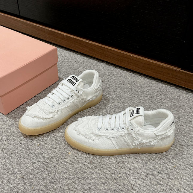 Dexun Sneaker White Canvas
