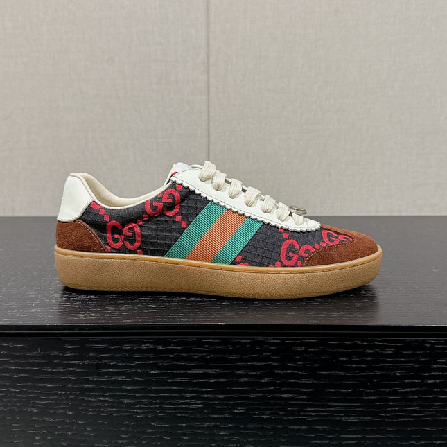 GG & ADIDAS SNEAKER BROWN FABRIC