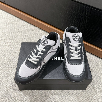 CLASSIC TRAINER IN GREY MIX BLACK FABRIC
