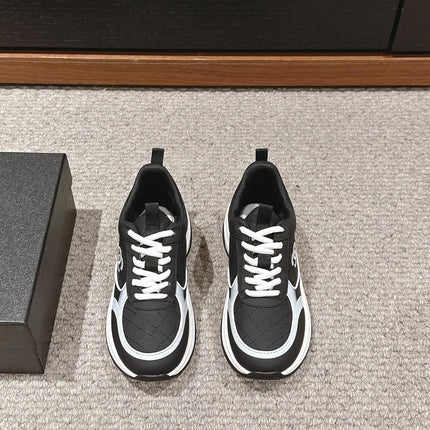 CC CLASSIC SNEAKER IN BLACK MIX WHITE LAMBSKIN