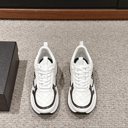 CC CLASSIC SNEAKER IN WHITE MIX BLACK LAMBSKIN