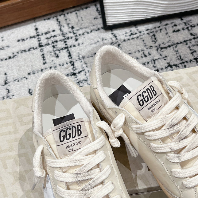 BALL STAR SNEAKERS BEIGE CALFSKIN WITH WHITE STAR