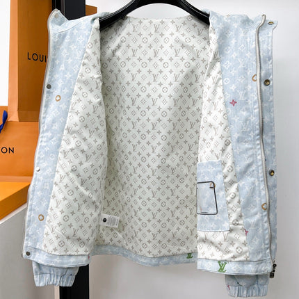 LV BUE PASTEL MONOGRAM DENIM JACKET 239527