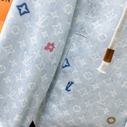 LV BUE PASTEL MONOGRAM DENIM JACKET 239527