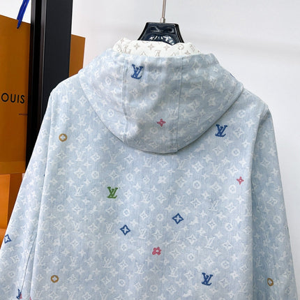 LV BUE PASTEL MONOGRAM DENIM JACKET 239527