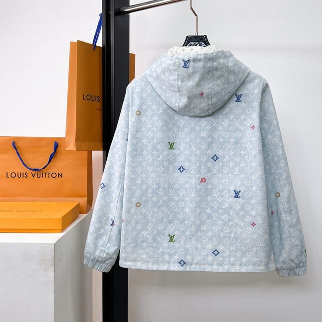 LV BUE PASTEL MONOGRAM DENIM JACKET 239527